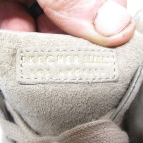 Skechers Side Street Women's Suade Boots Shoes Beige Size 8 - Picture 9 of 11